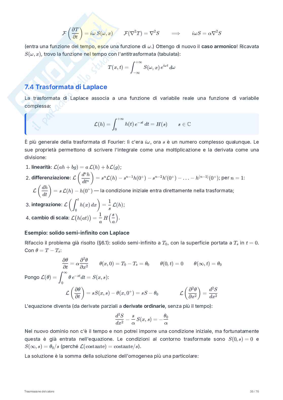 Appunti di Trasmissione del calore Pag. 36