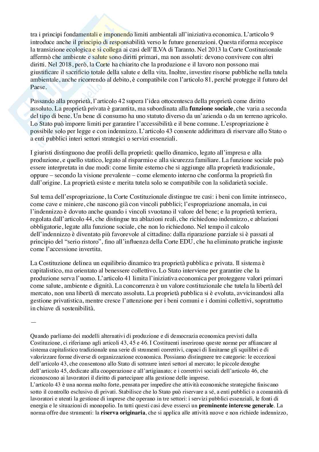 Riassunto esame Diritto pubblico , Prof. Martire Dario, libro consigliato Diritto per lo sviluppo sostenibile, Martire Pag. 2