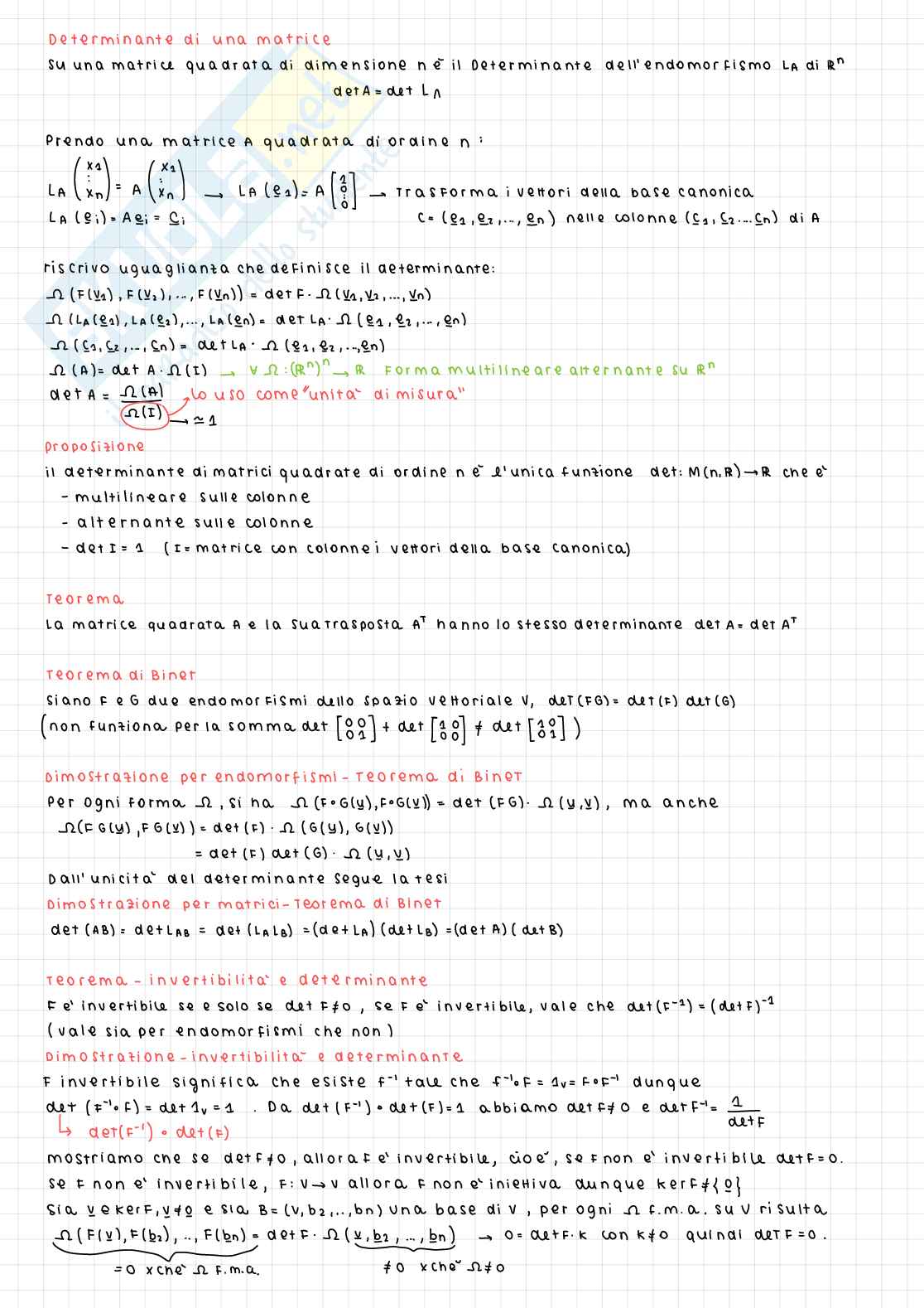Appunti di Algebra lineare Pag. 21