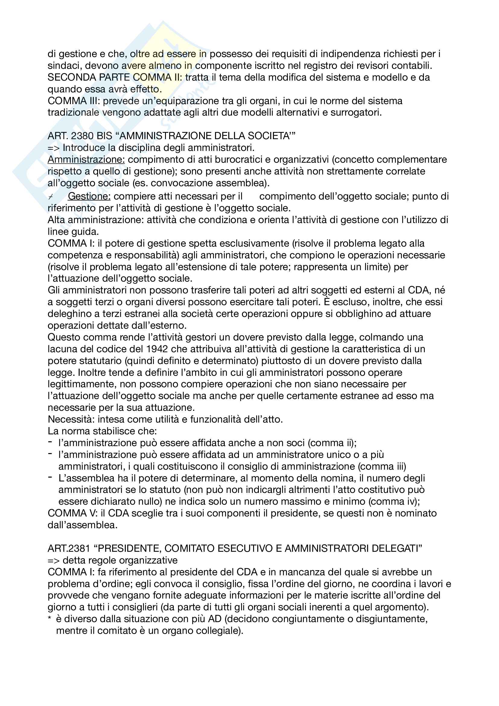 Appunti Diritto commerciale corso avanzato Pag. 2