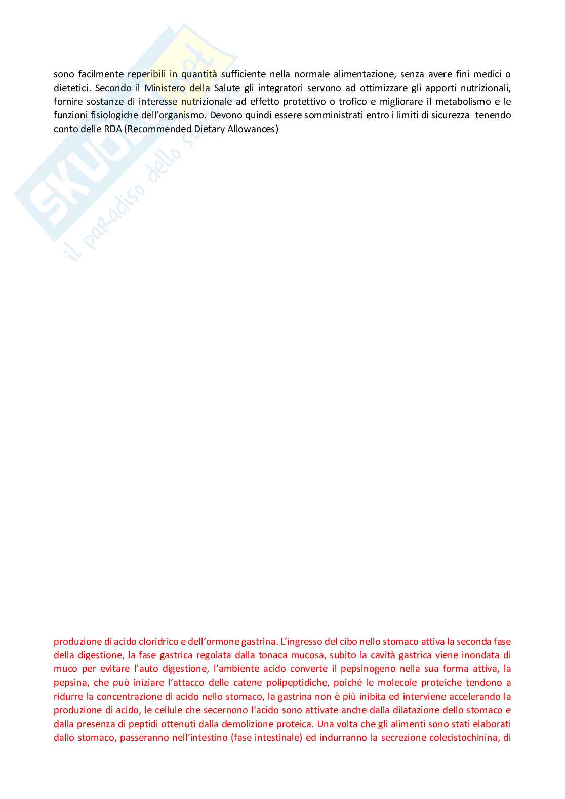 Paniere Fisiologia dei nutrienti (2026) - Risposte aperte corrette  Pag. 26