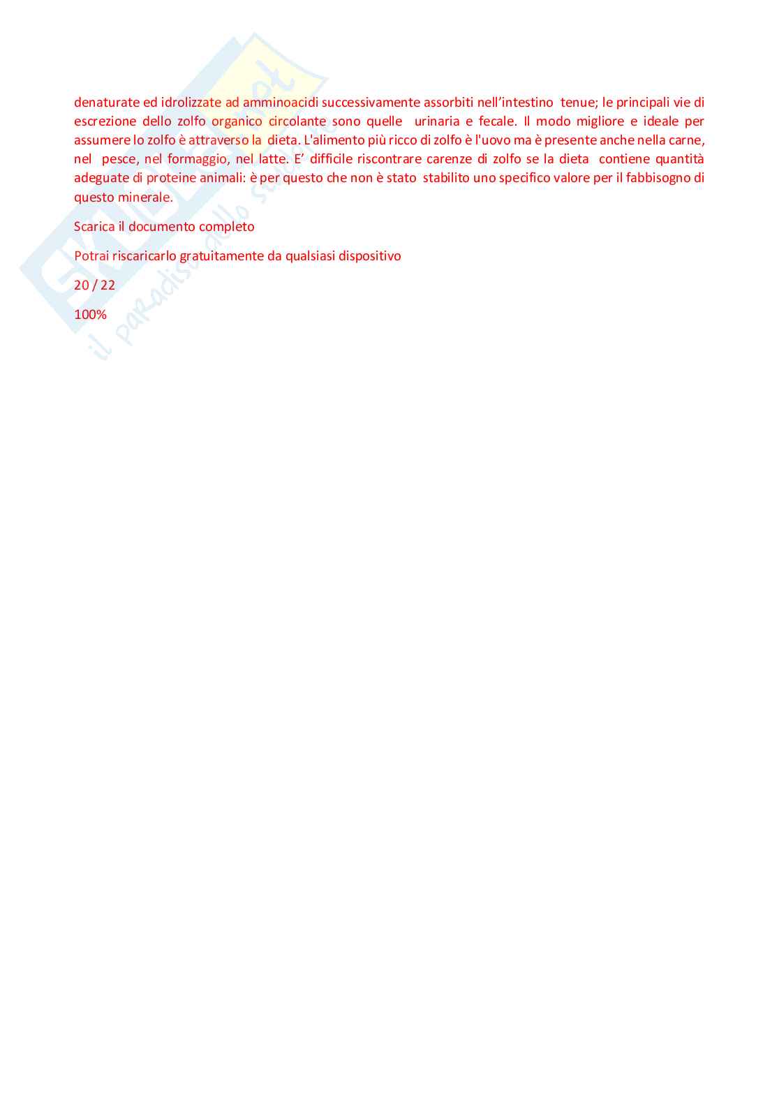 Paniere Fisiologia dei nutrienti (2026) - Risposte aperte corrette  Pag. 36