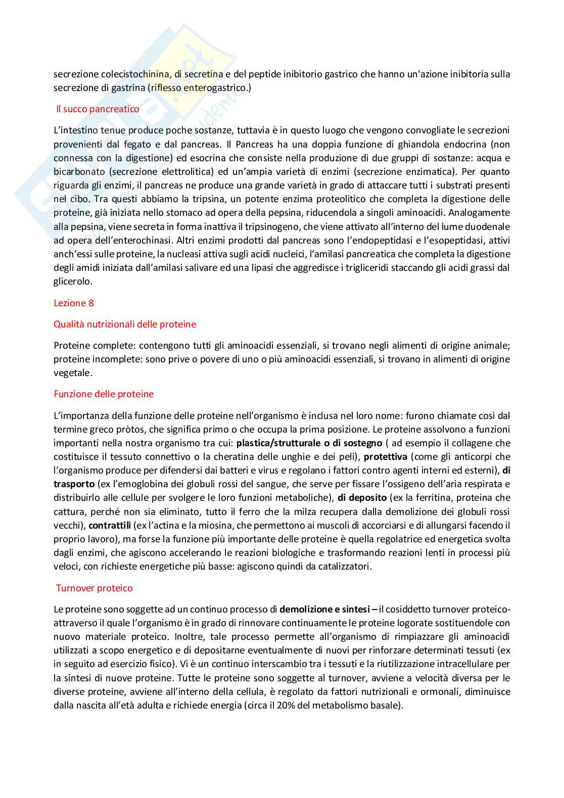 Paniere Fisiologia dei nutrienti (2026) - Risposte aperte corrette  Pag. 6