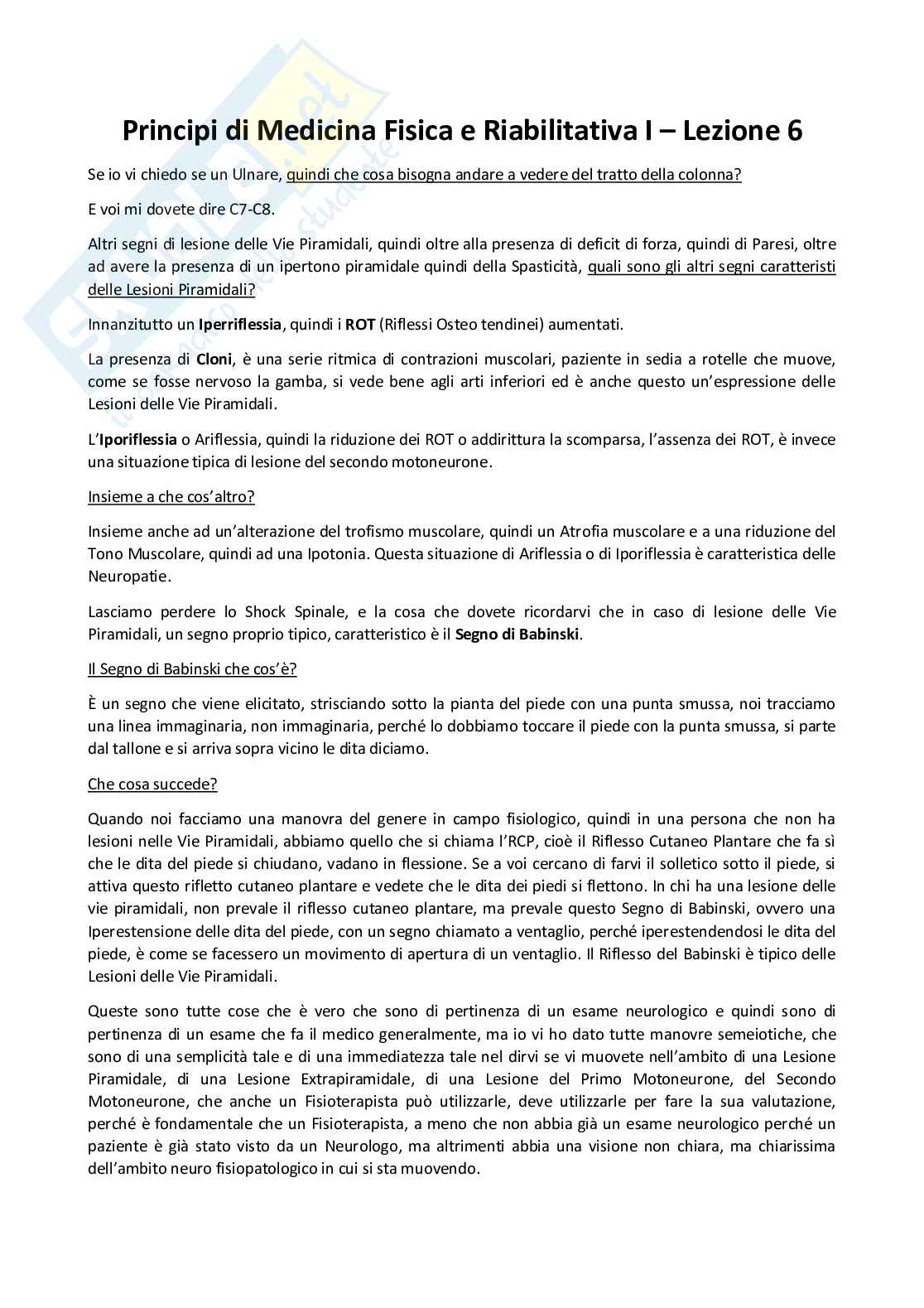 Principi di medicina fisica e riabilitativa I   Pag. 31