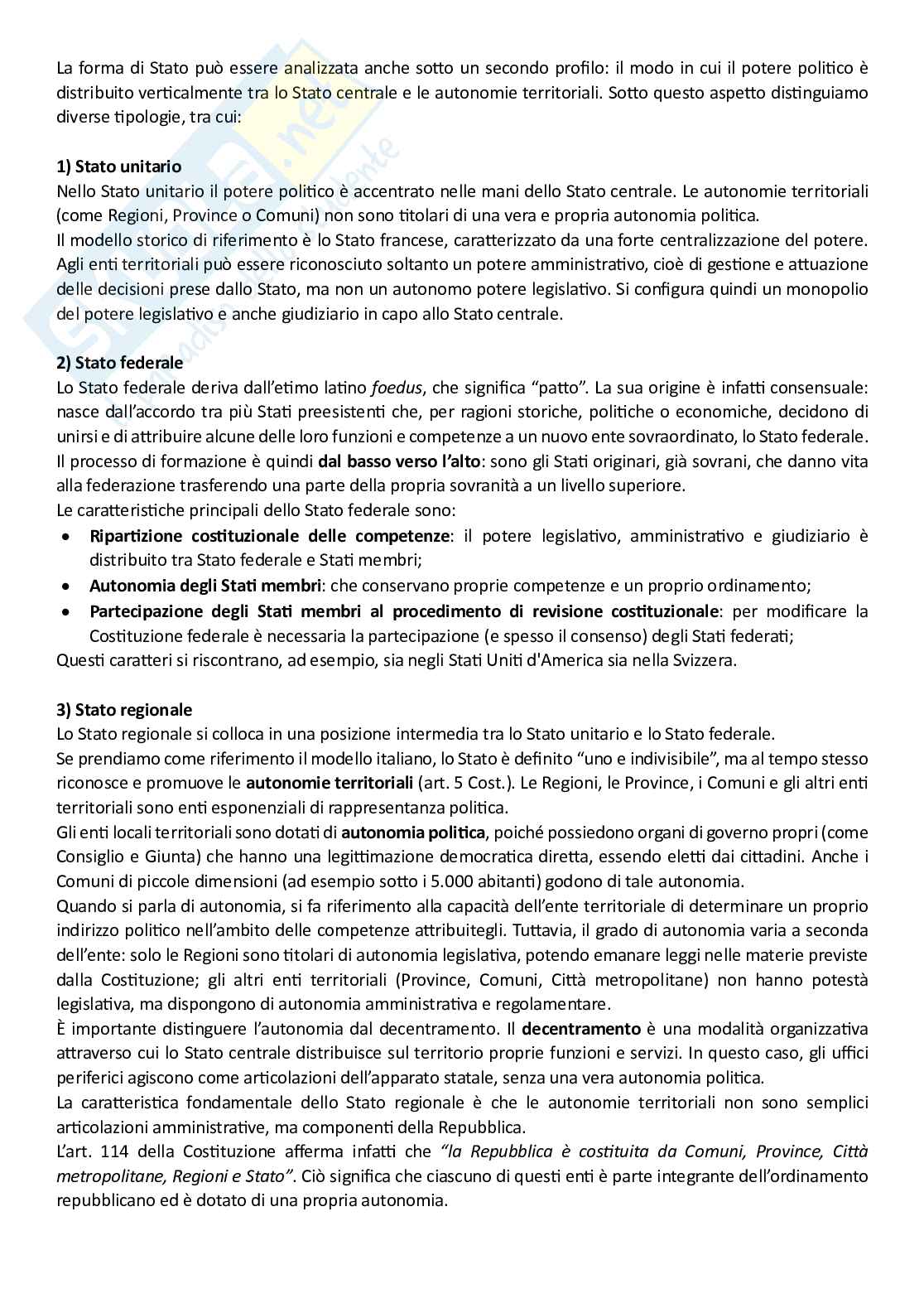 Diritto pubblico - Primo parziale Pag. 6