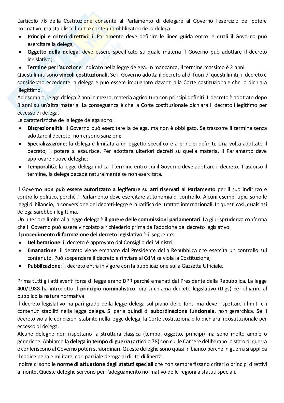 Diritto pubblico - Primo parziale Pag. 76