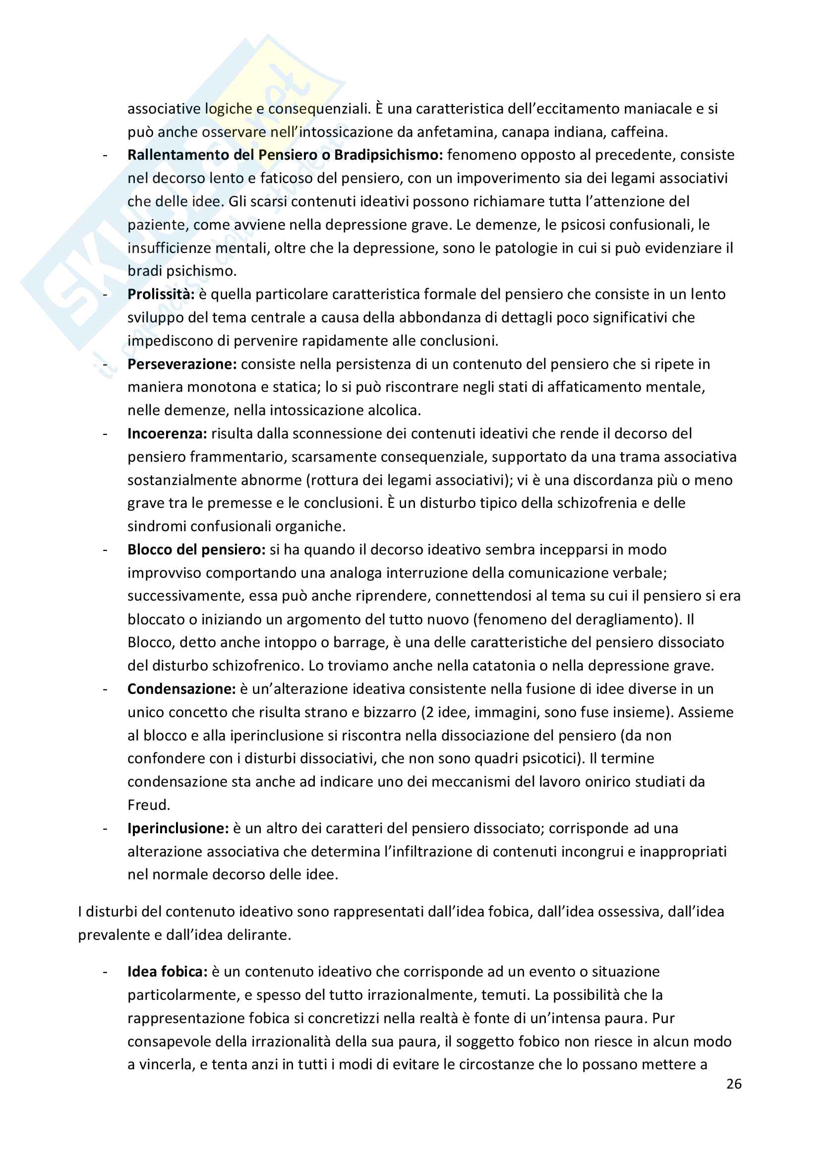 Riassunto esame Psichiatria, prof. La Barbera, libro consigliato Percorsi clinici della psichiatria, La Barbera Pag. 26