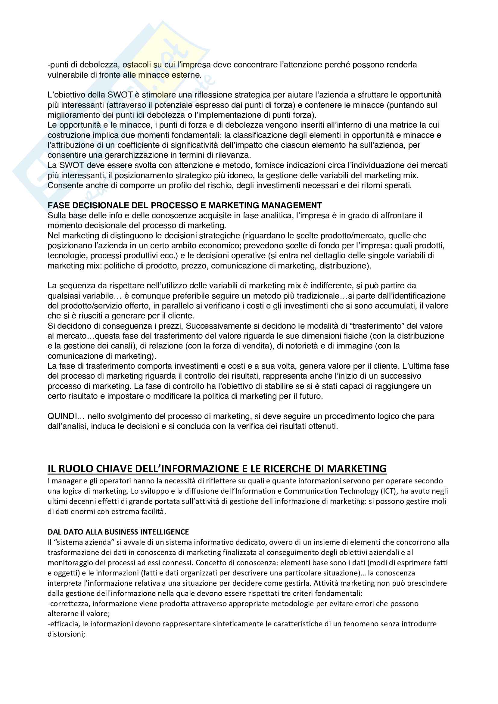 Riassunto esame Marketing Pag. 2