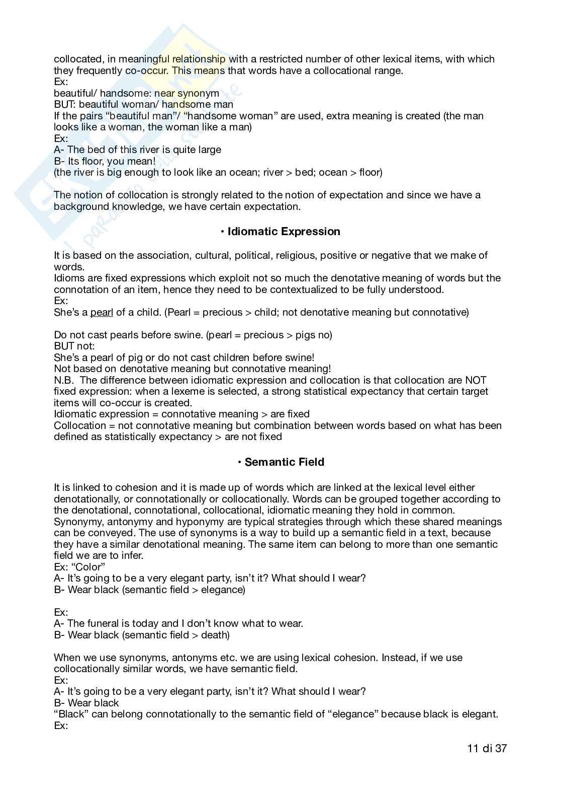 Appunti completi di Modulo Teorico III, Appunti di lingua inglese Pag. 11