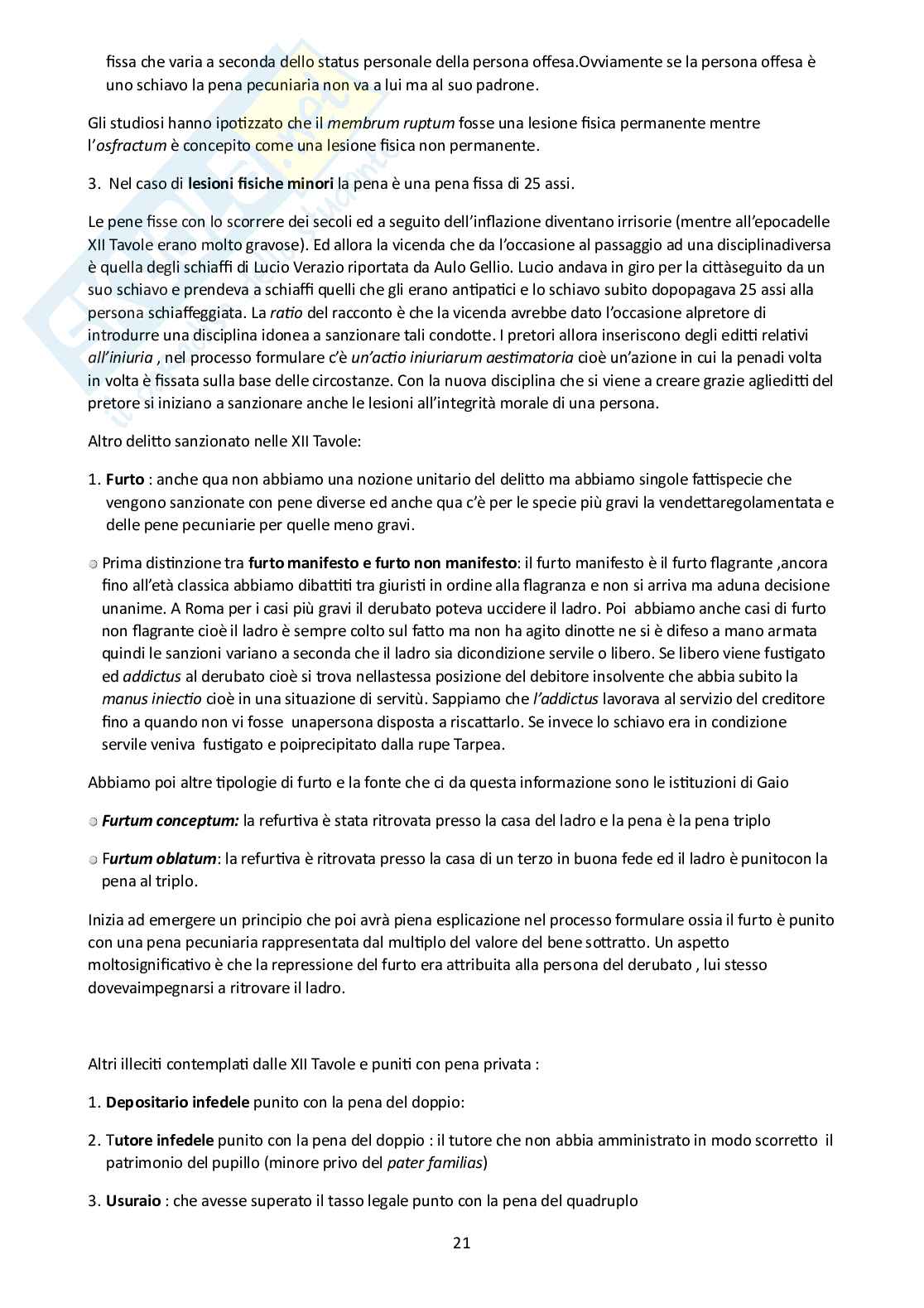 Storia del diritto romano  Pag. 21