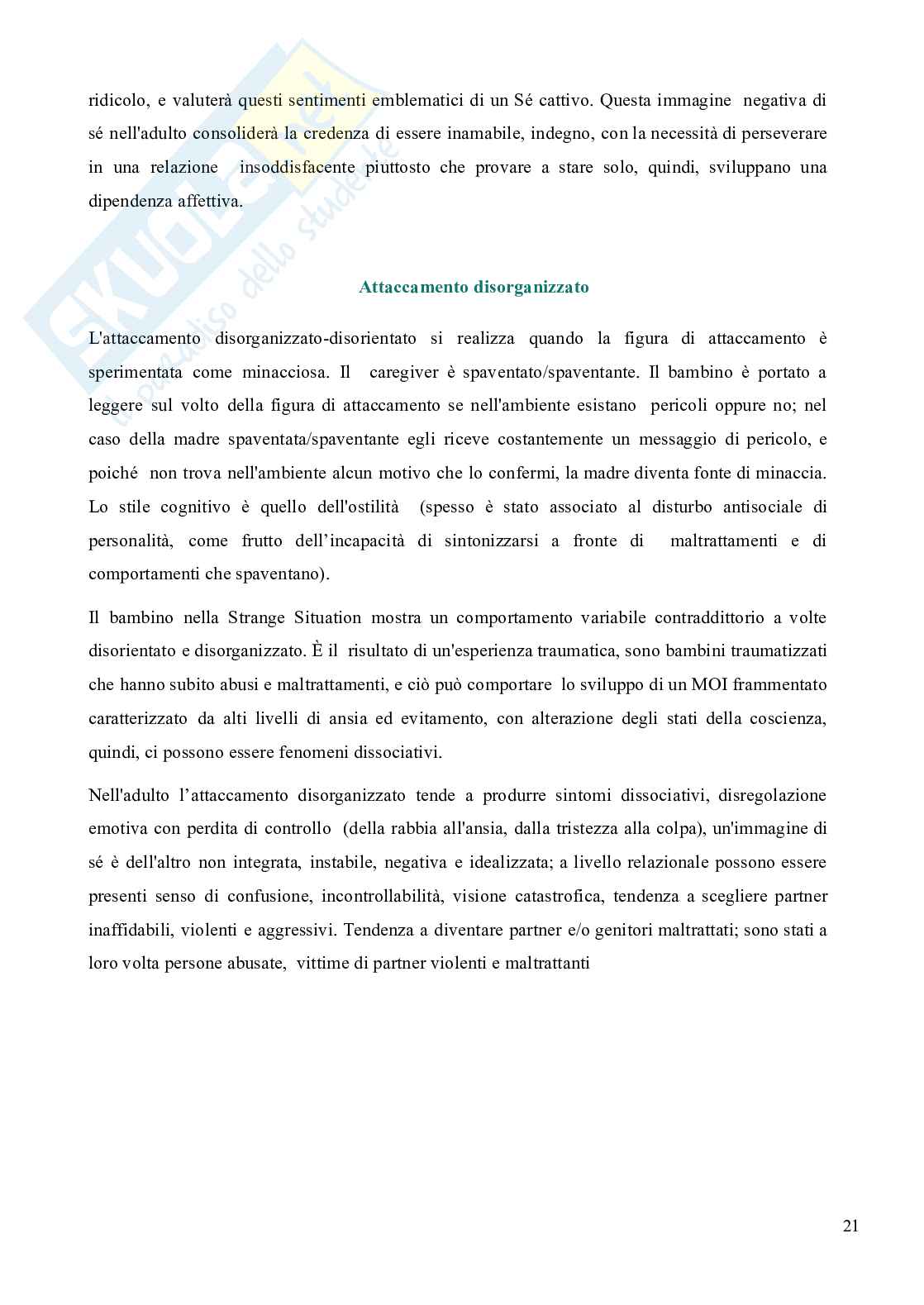 Estratto appunti Modelli teorici e operativi della psicologia di comunità Pag. 21