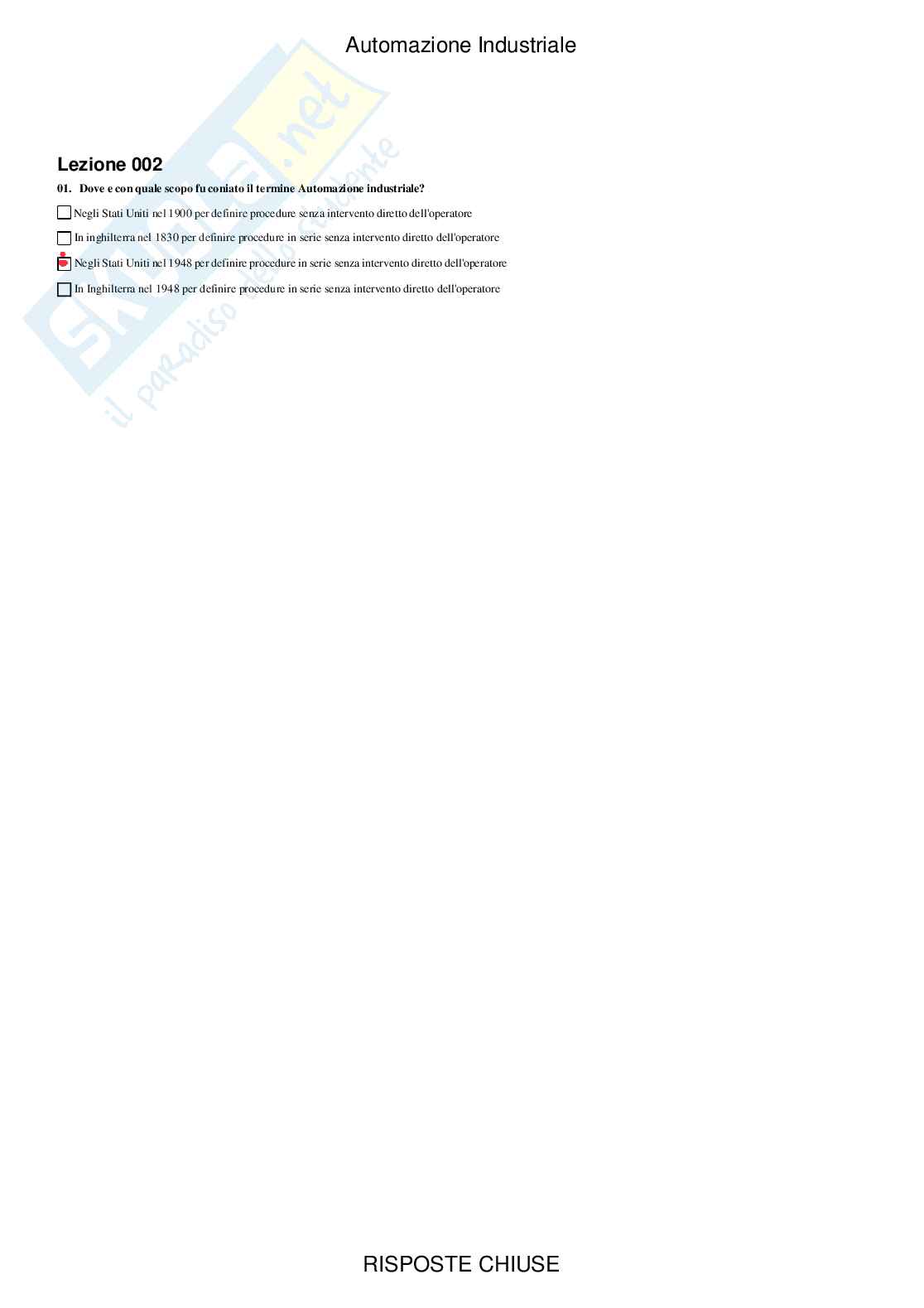 Automazione industriale - Paniere compilato Pag. 2