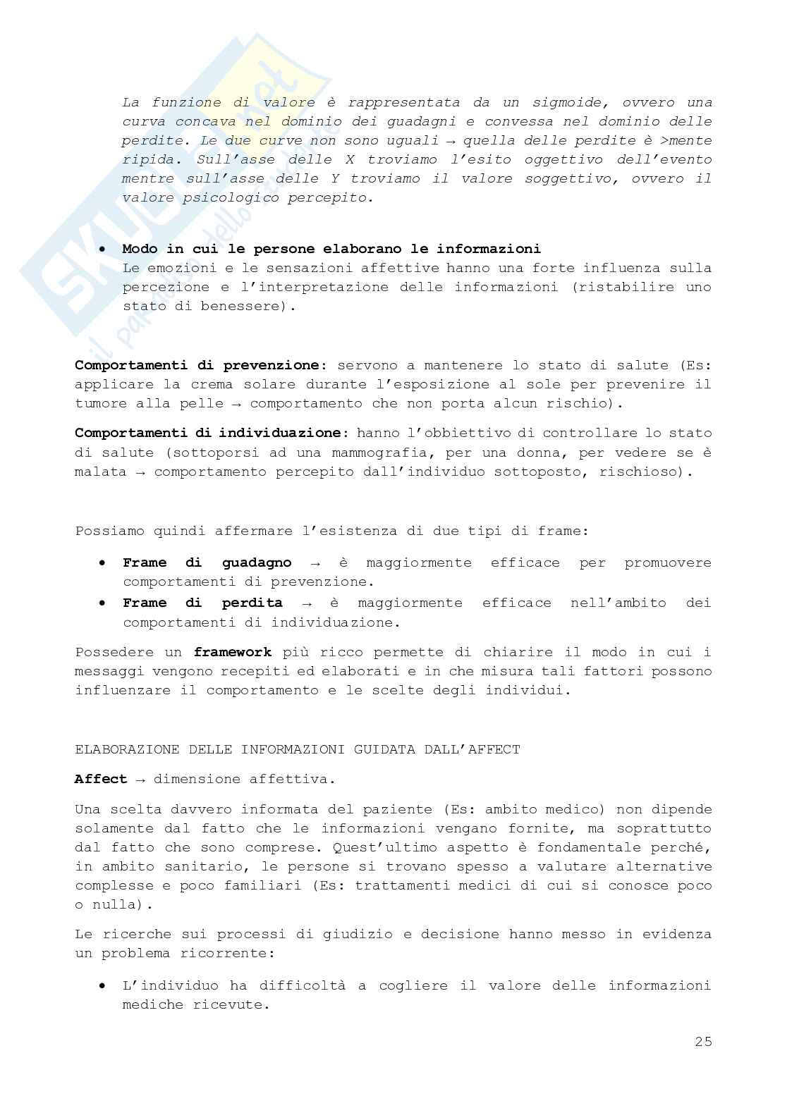 Riassunto esame Psicologia della comunicazione, Prof. Gilardi Silvia, libro consigliato Fondamenti di psicologia della comunicazione , Anolli Pag. 26