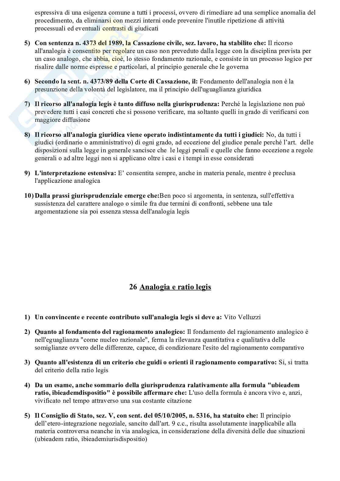 Teoria Generale del diritto e dell'interpretazione Pag. 26