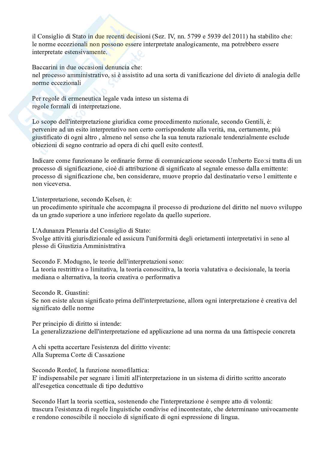 Teoria Generale del diritto e dell'interpretazione Pag. 36