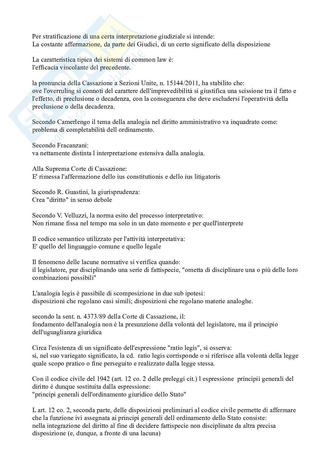 Teoria Generale del diritto e dell'interpretazione Pag. 81