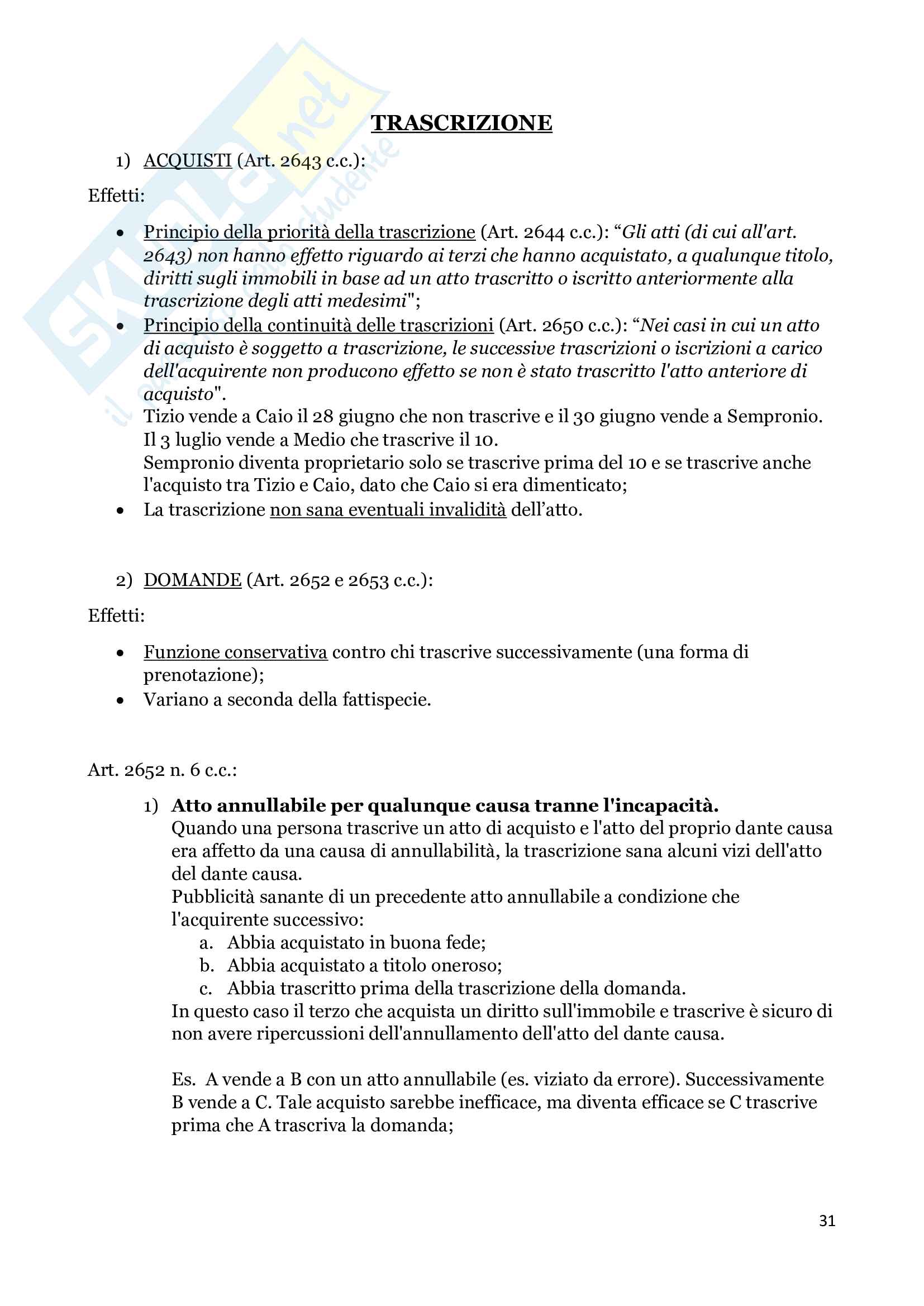 Appunti di diritto privato II - diritti reali, successioni, famiglia Pag. 31