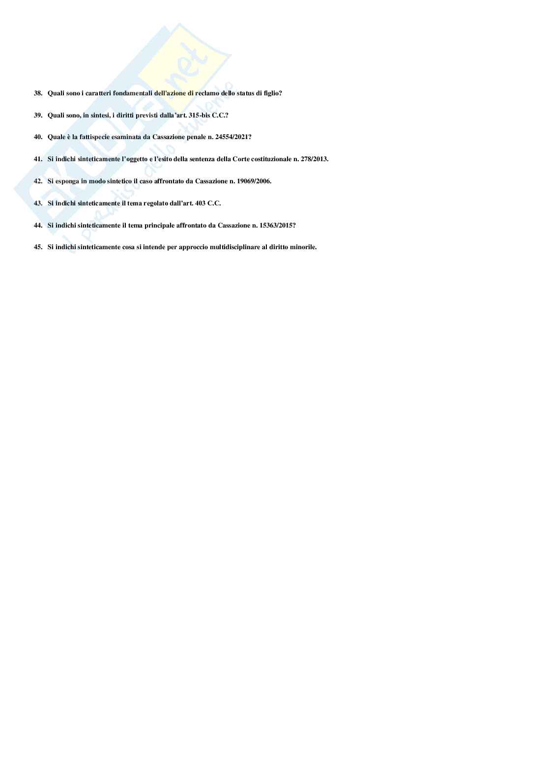 Paniere Diritto minorile Pag. 16