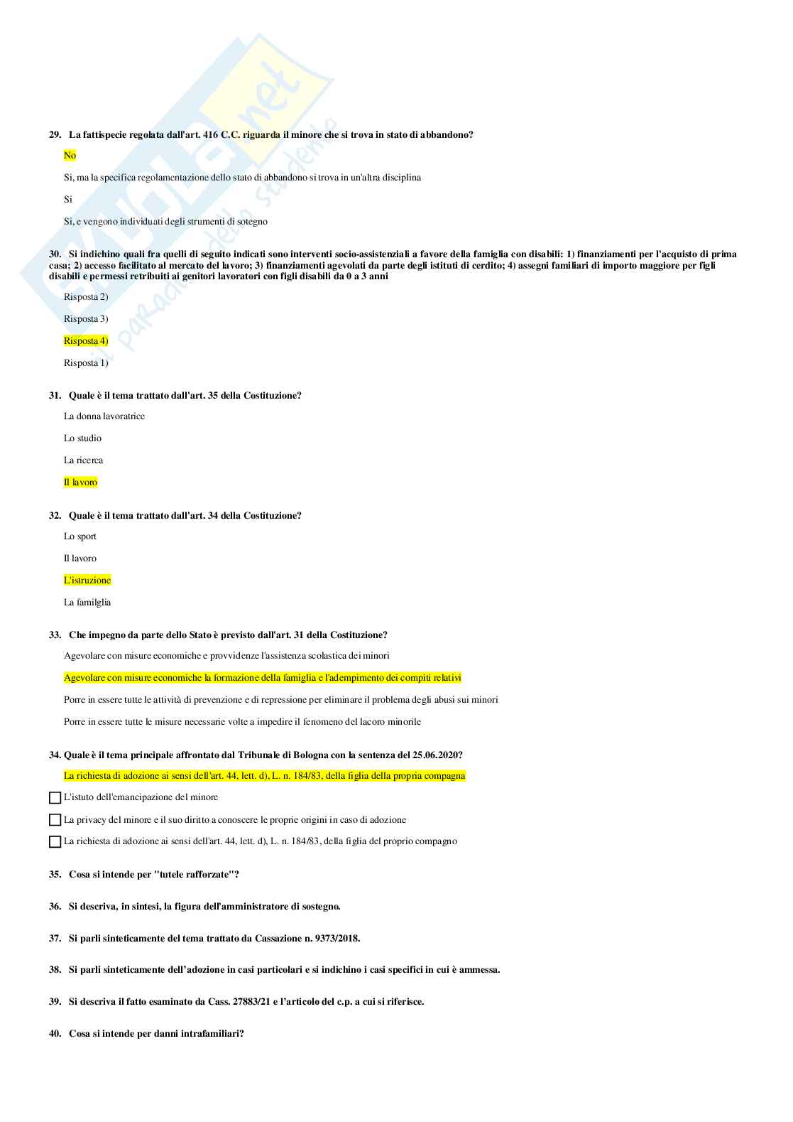 Paniere Diritto minorile Pag. 26