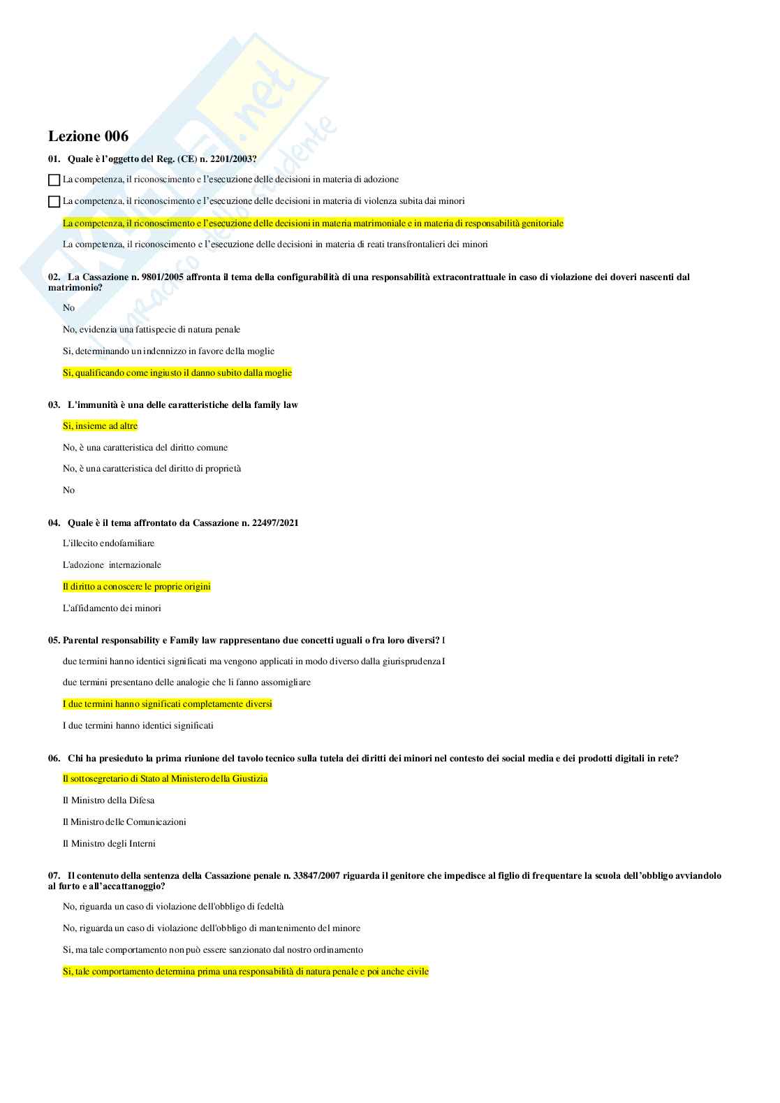 Paniere Diritto minorile Pag. 31
