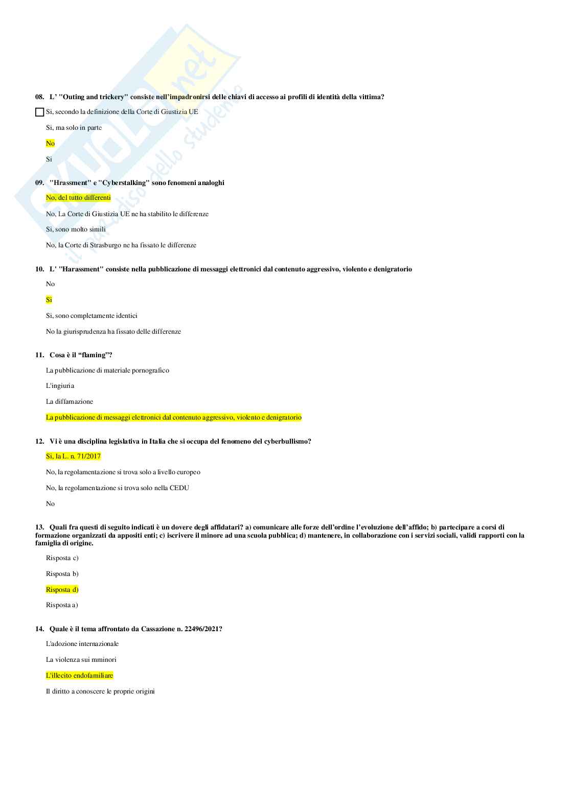 Paniere Diritto minorile Pag. 36