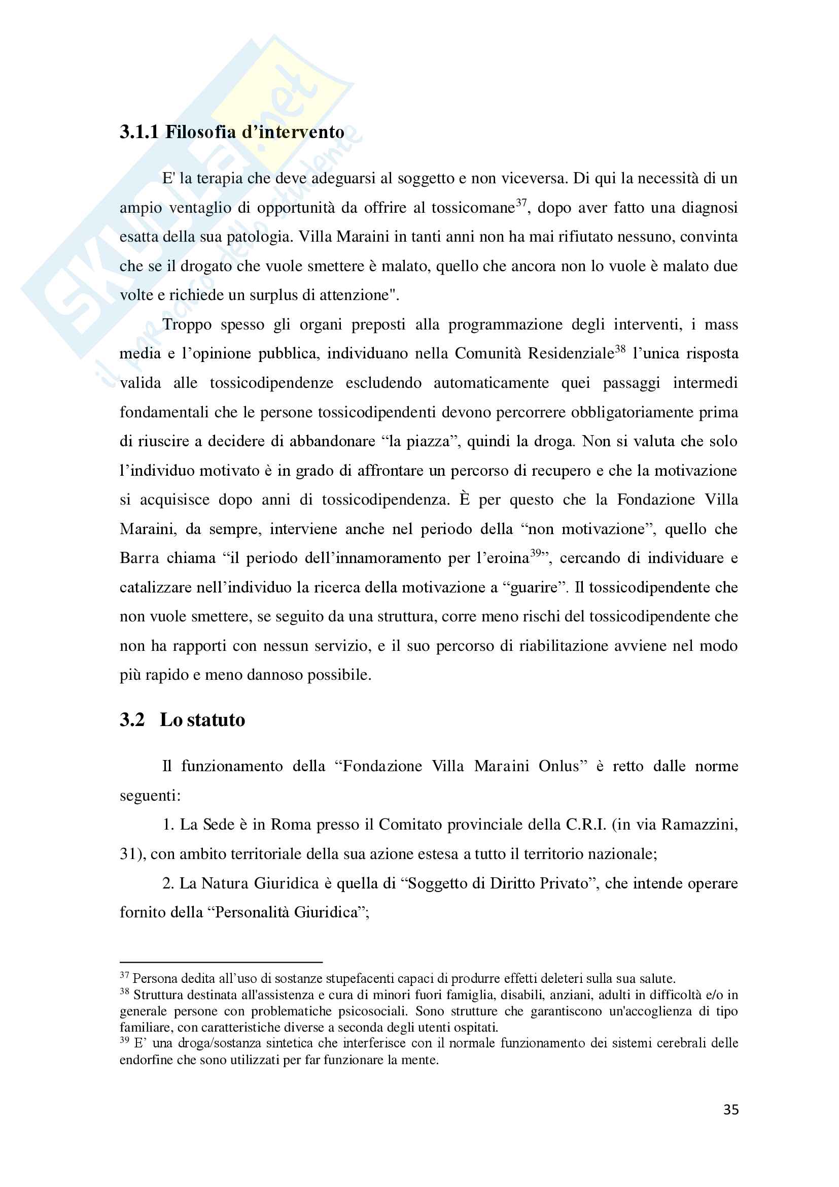 La governance delle aziende no profit. Il caso Villa Maraini Pag. 36