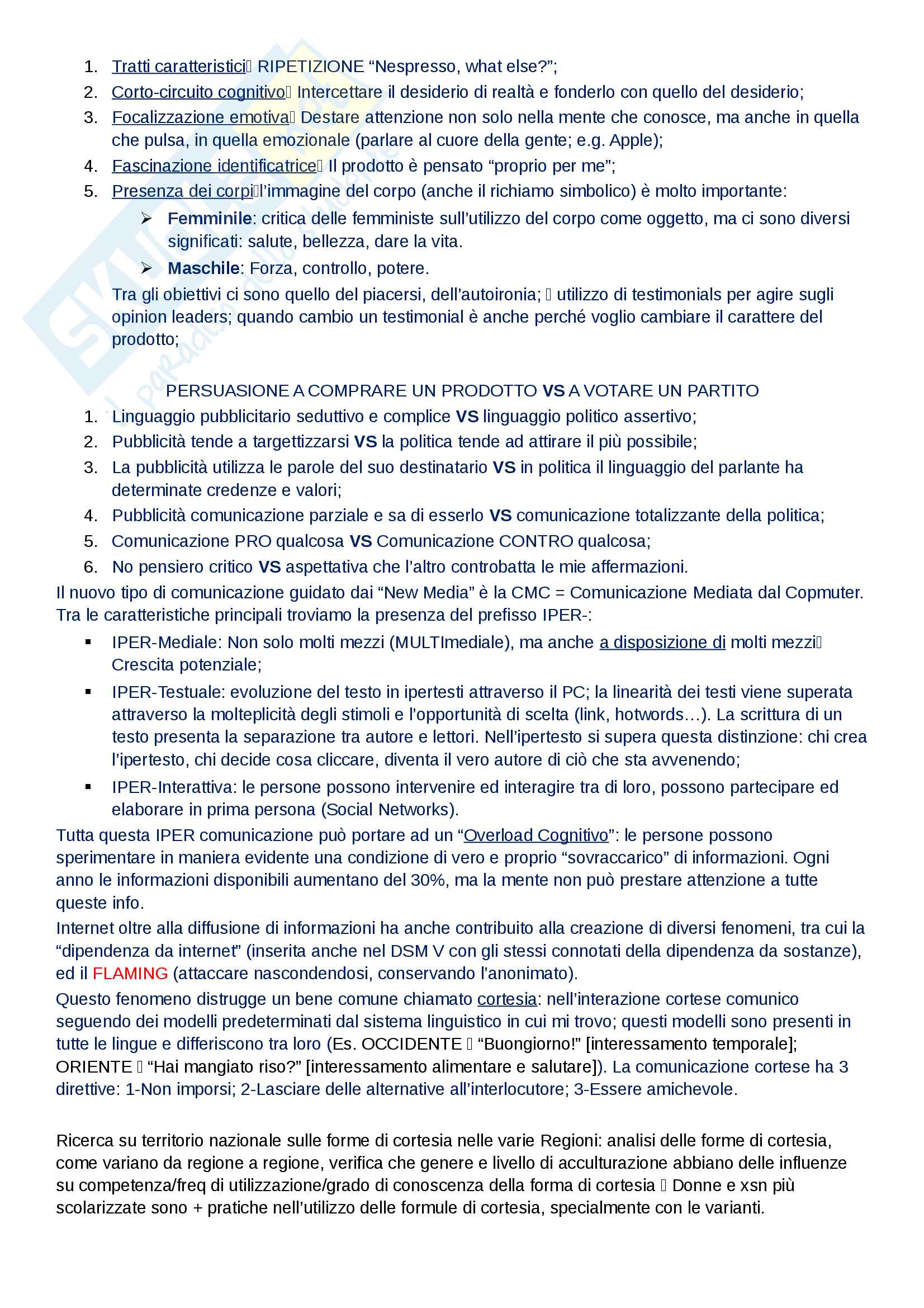 Lezioni prof Mininni, esame psicologia della comunicazione utili nel II esonero Pag. 21