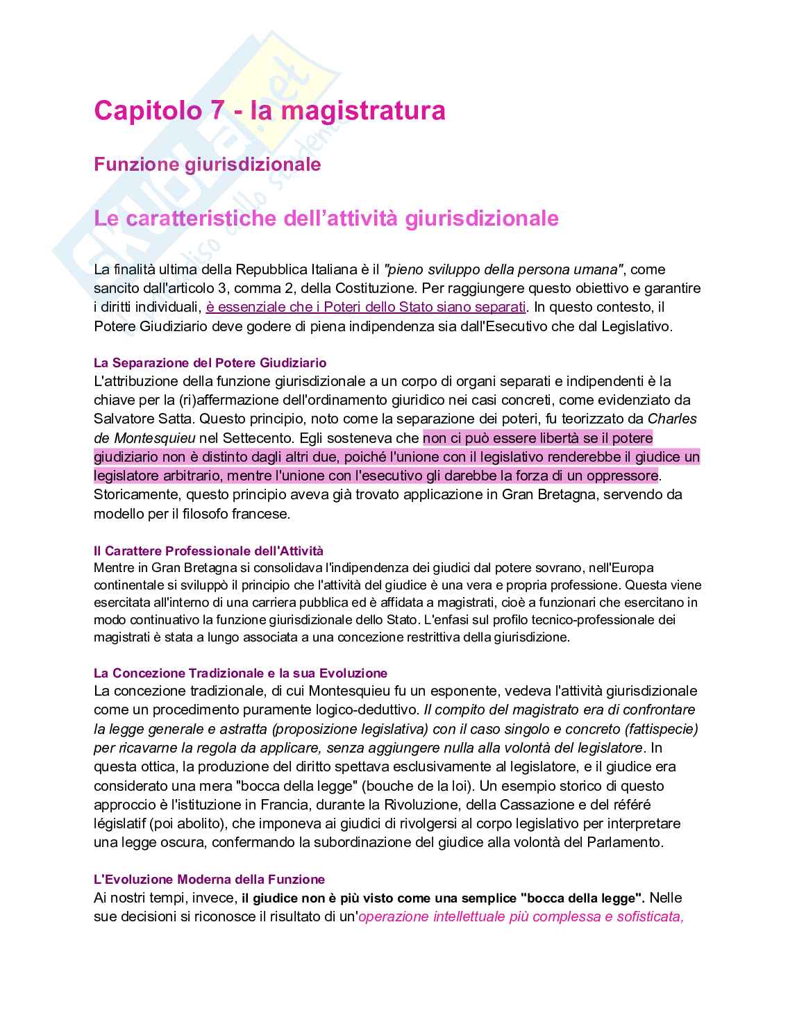Magistratura Pag. 1