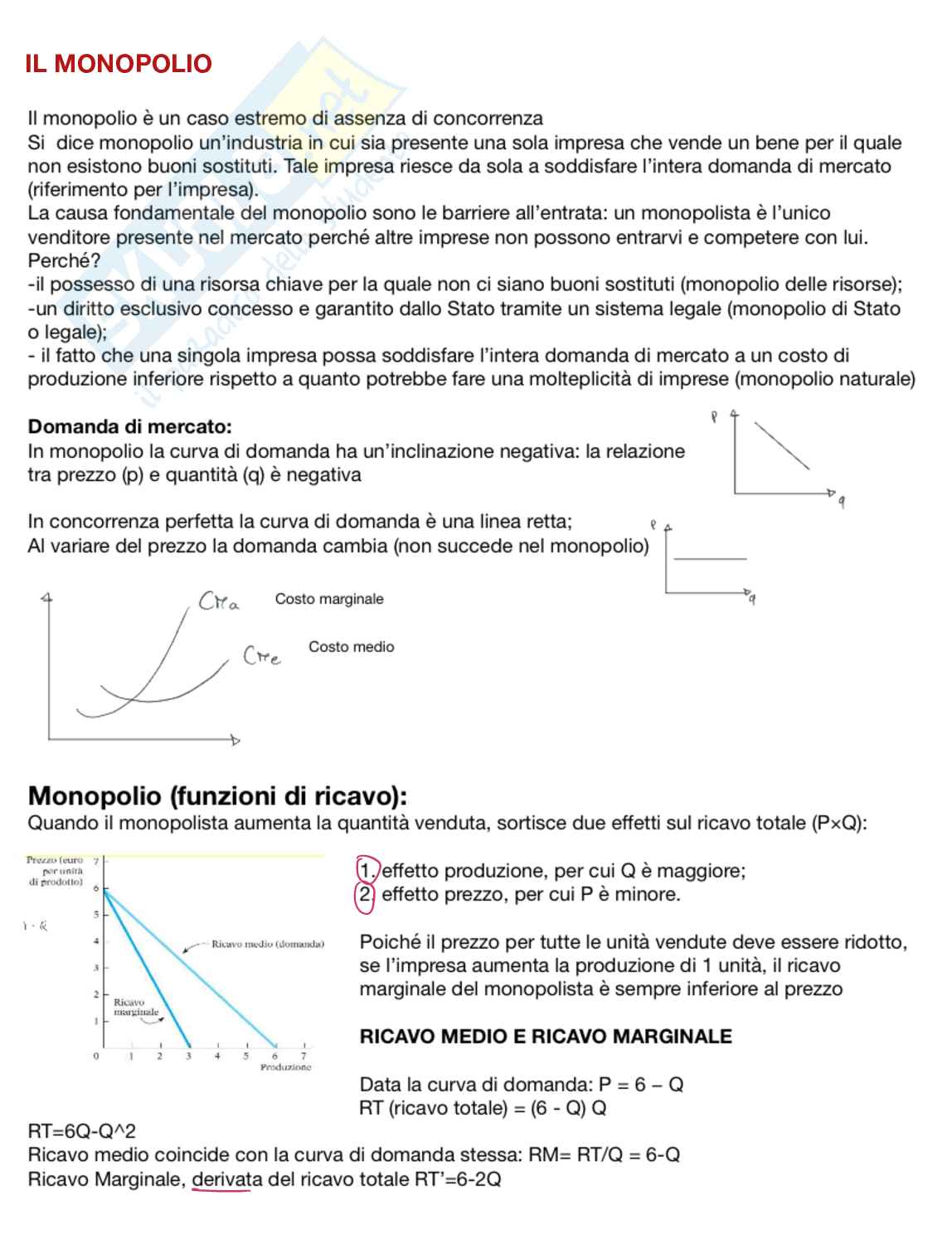 Appunti di Economia manageriale  Pag. 1