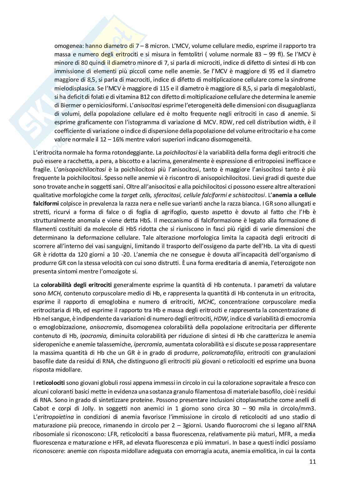 Patologia clinica  Pag. 11