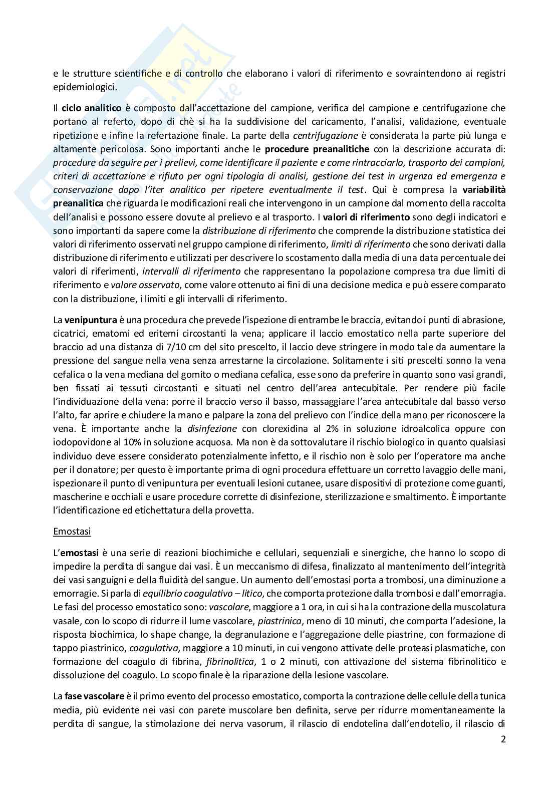Patologia clinica  Pag. 2