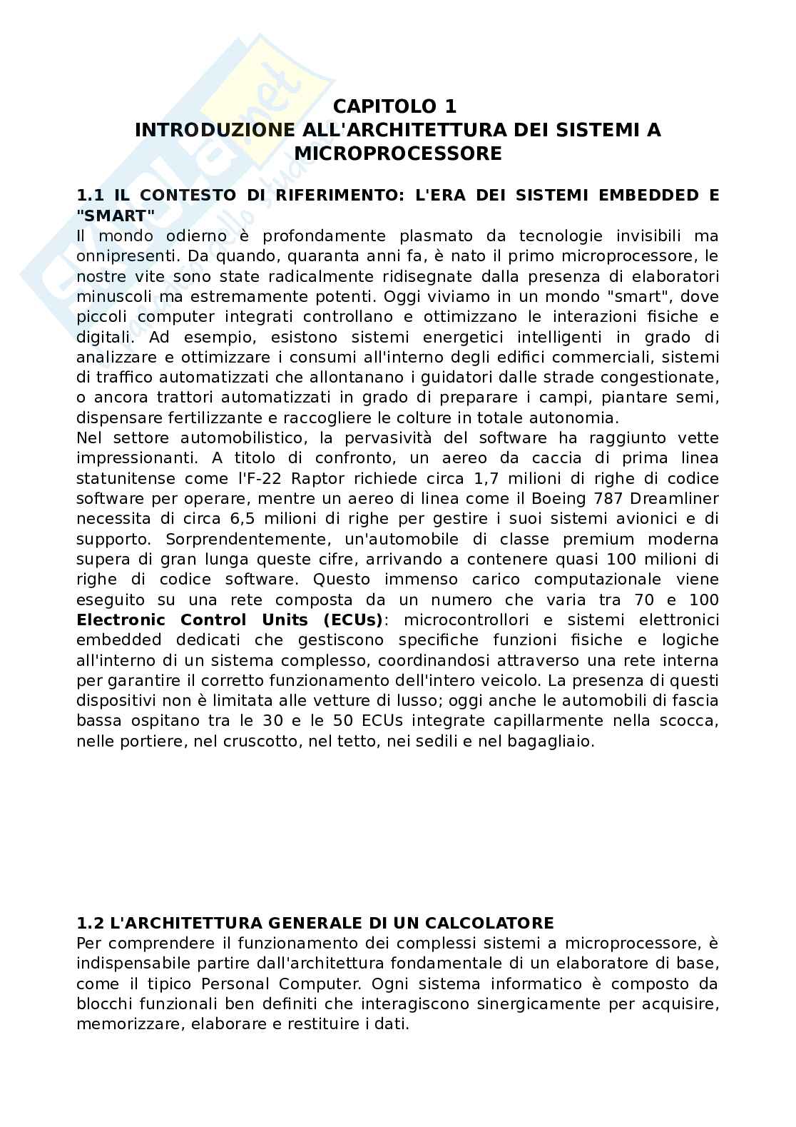 Appunti di Architettura dei sistemi a microprocessore Pag. 11