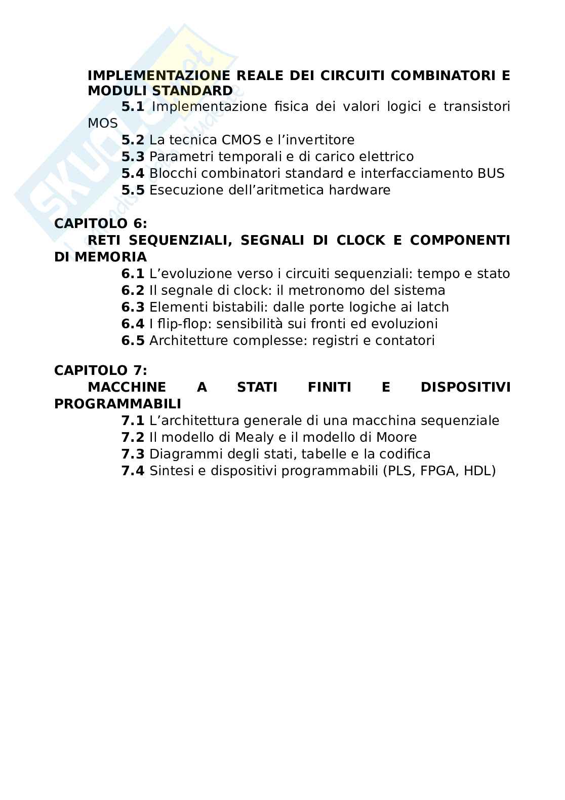 Appunti di Architettura dei sistemi a microprocessore Pag. 2