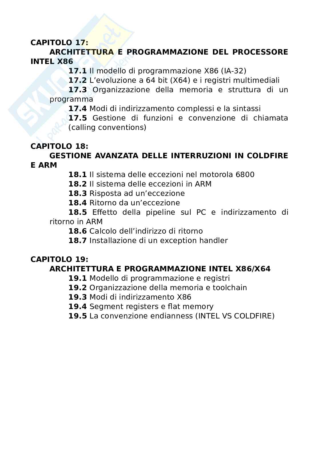 Appunti di Architettura dei sistemi a microprocessore Pag. 6