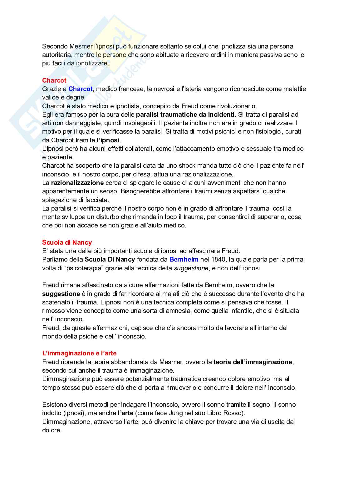 Riassunto esame Psicologia dell’arte, Prof. Giudici Lorella, libro consigliato Interpretazione dei sogni , Freud Pag. 2