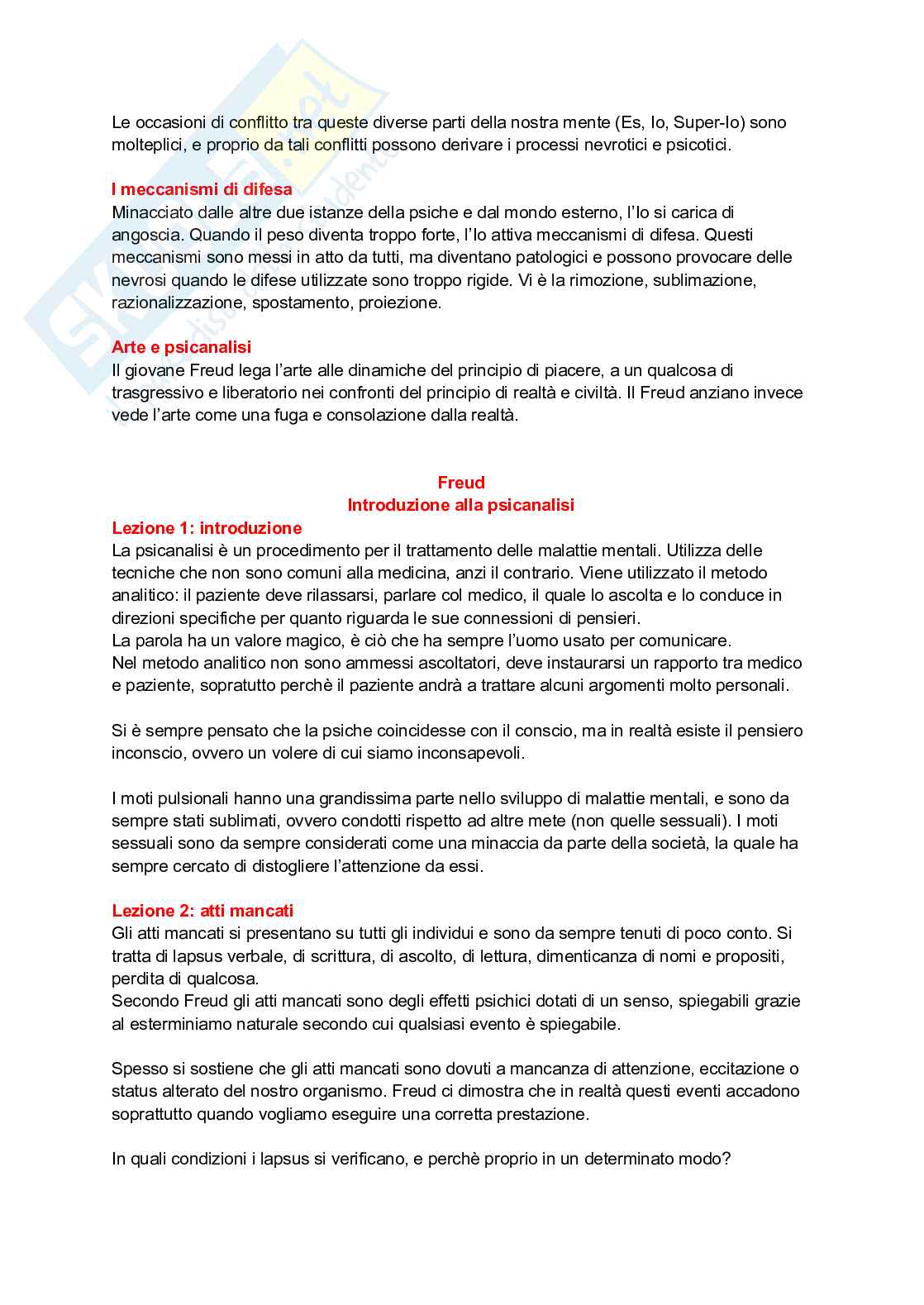 Riassunto esame Psicologia dell’arte, Prof. Giudici Lorella, libro consigliato Interpretazione dei sogni , Freud Pag. 6