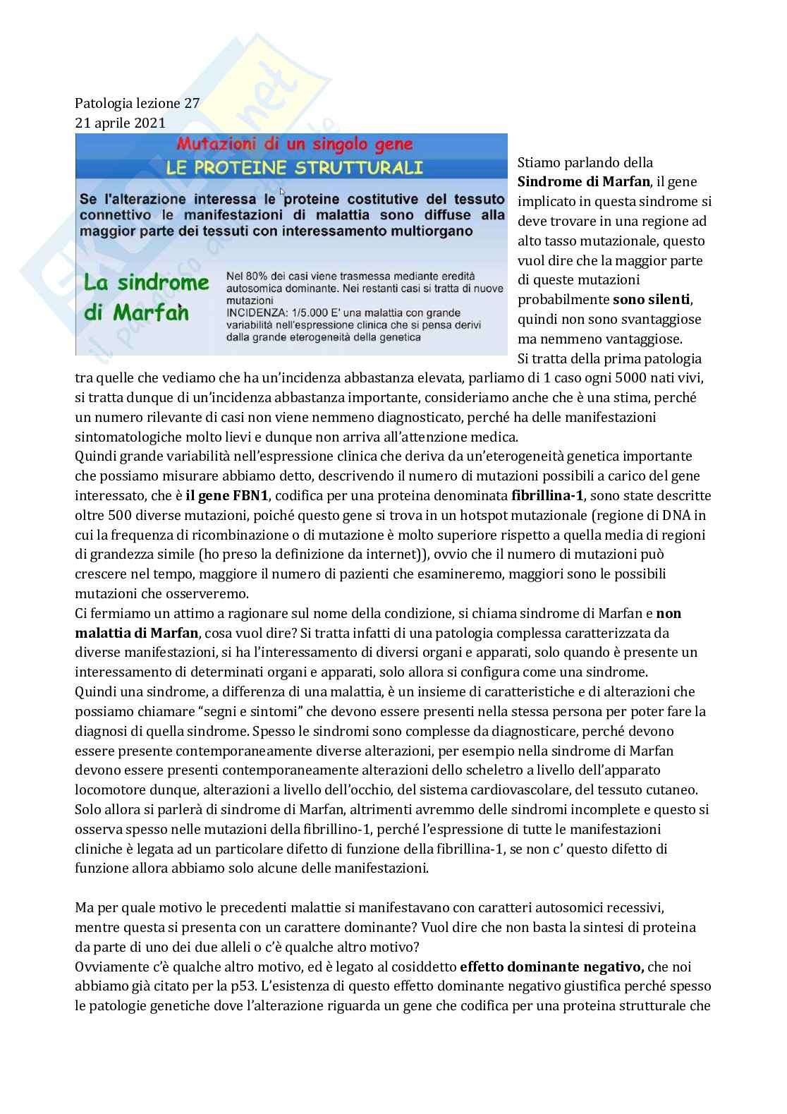 Patologia generale e fondamenti di fisiopatologia - parte 6 Pag. 1