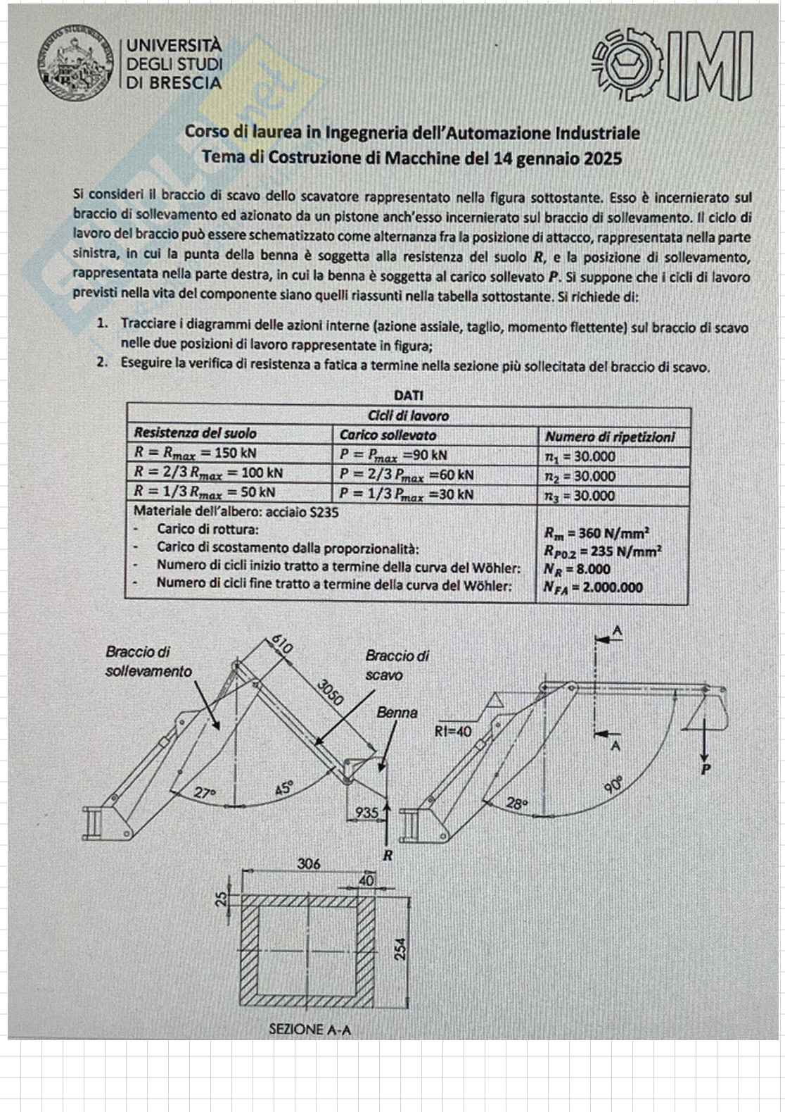 Tema svolto costruzione di macchine Pag. 2