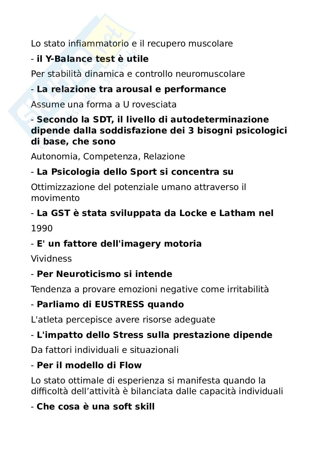 Paniere completo Medicina dello sport  Pag. 16