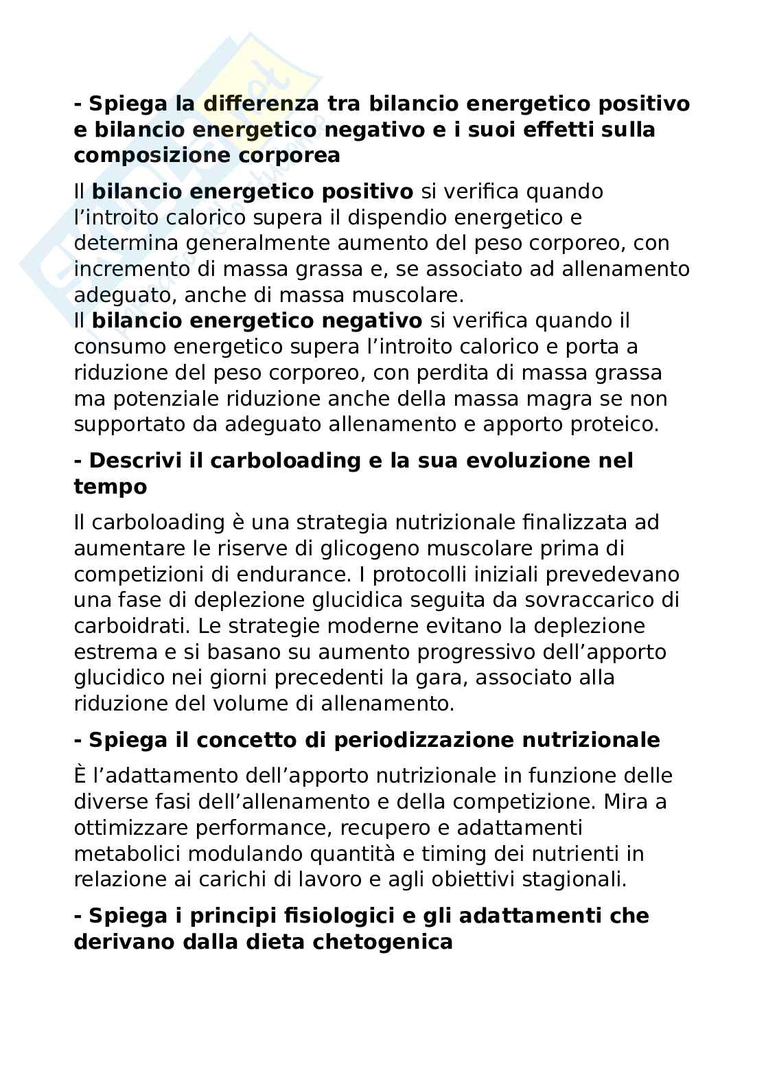 Paniere completo Medicina dello sport  Pag. 36
