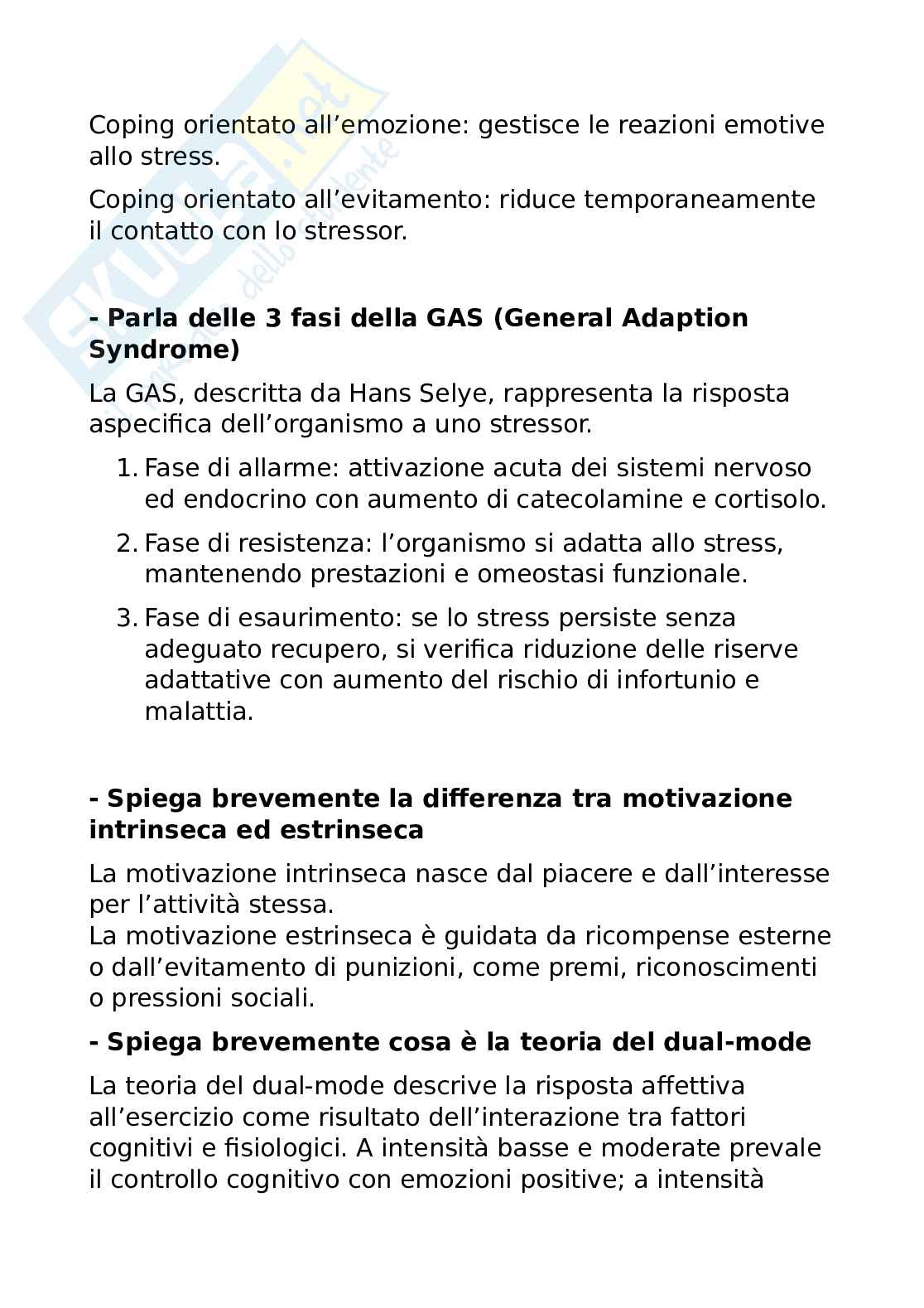 Paniere completo Medicina dello sport  Pag. 46