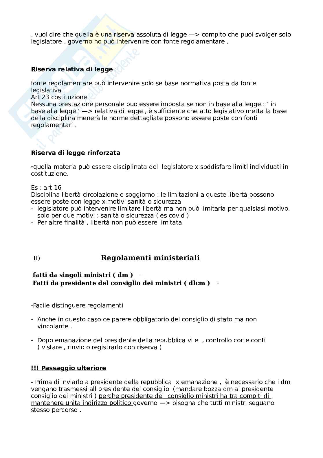 Riassunto esame Diritto Tributario, Prof. Picchi Marta, libro consigliato Manuale di diritto costituzionale e pubblico , Caretti, De Siervo  Pag. 66