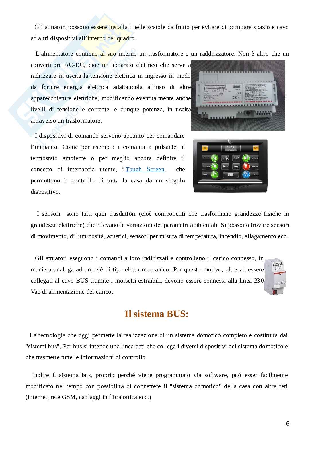Domotica, tesina Pag. 6