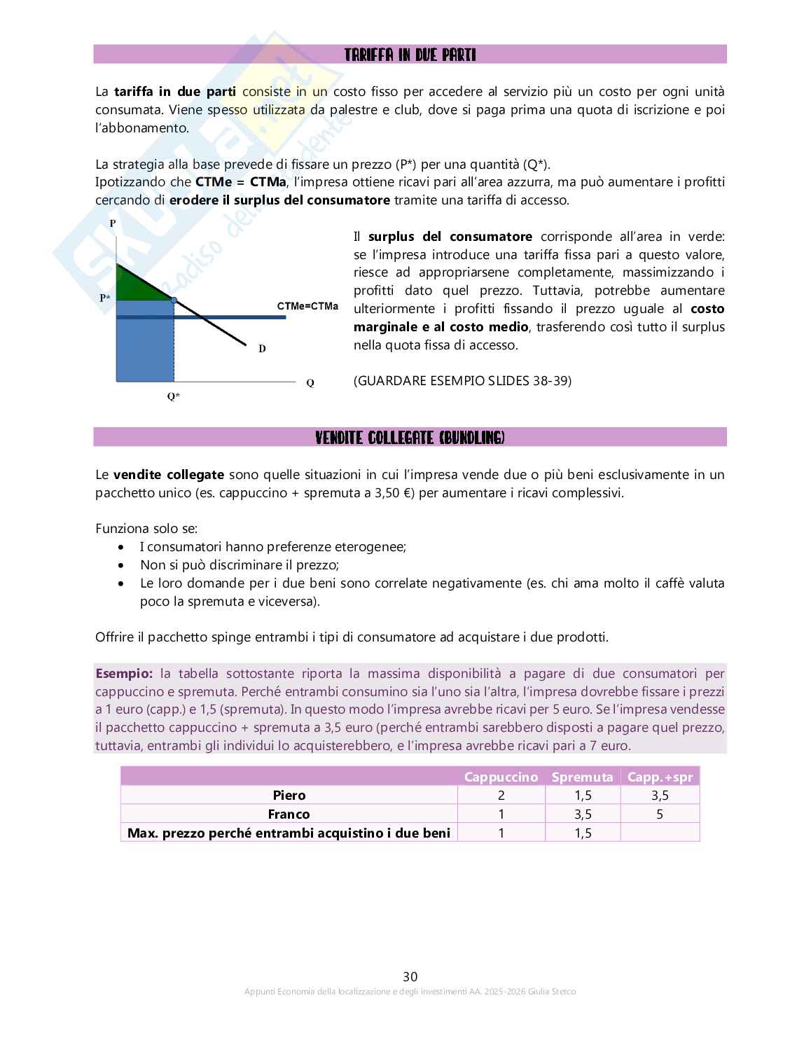 Terza lezione di Economia della localizzazione e degli investimenti nel settore delle costruzioni Pag. 6