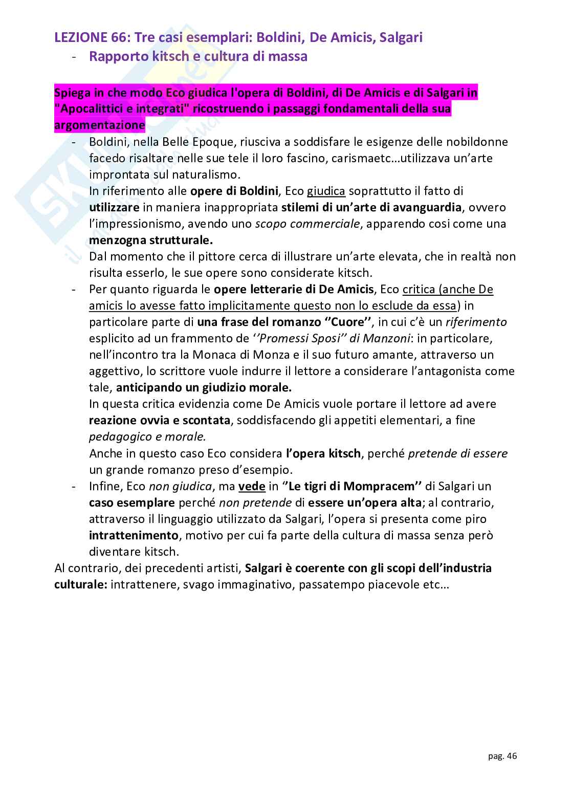 Paniere Estetica della comunicazione - Risposte aperte - aggiornato (2026) Pag. 46