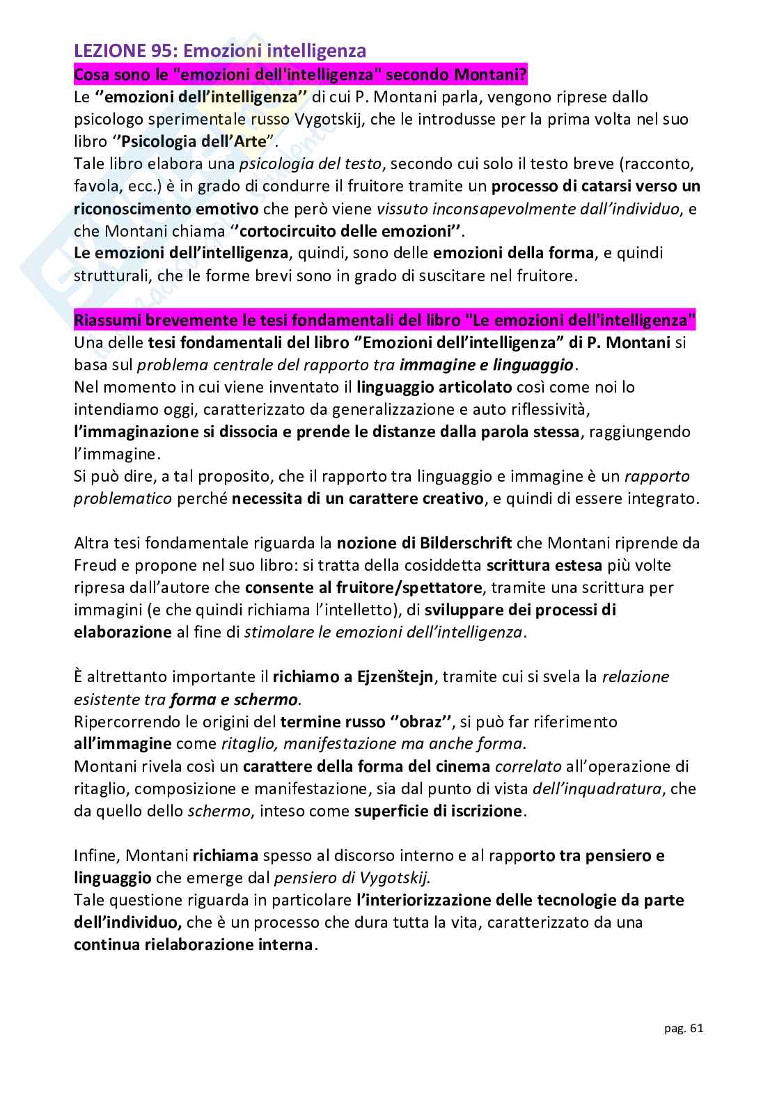 Paniere Estetica della comunicazione - Risposte aperte - aggiornato (2026) Pag. 61