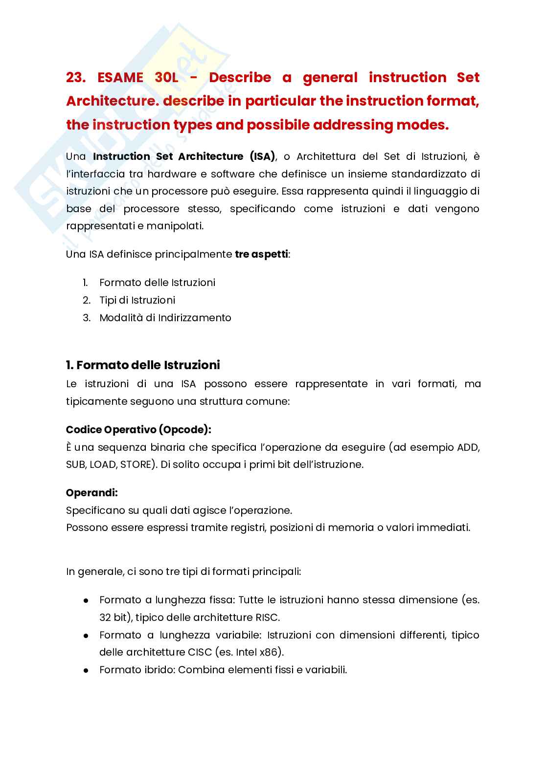Risposte a domande frequenti dell’esame di Microprocessor and based instrumentation Pag. 31