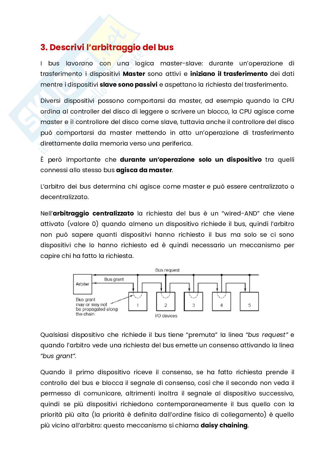 Risposte a domande frequenti dell’esame di Microprocessor and based instrumentation Pag. 6