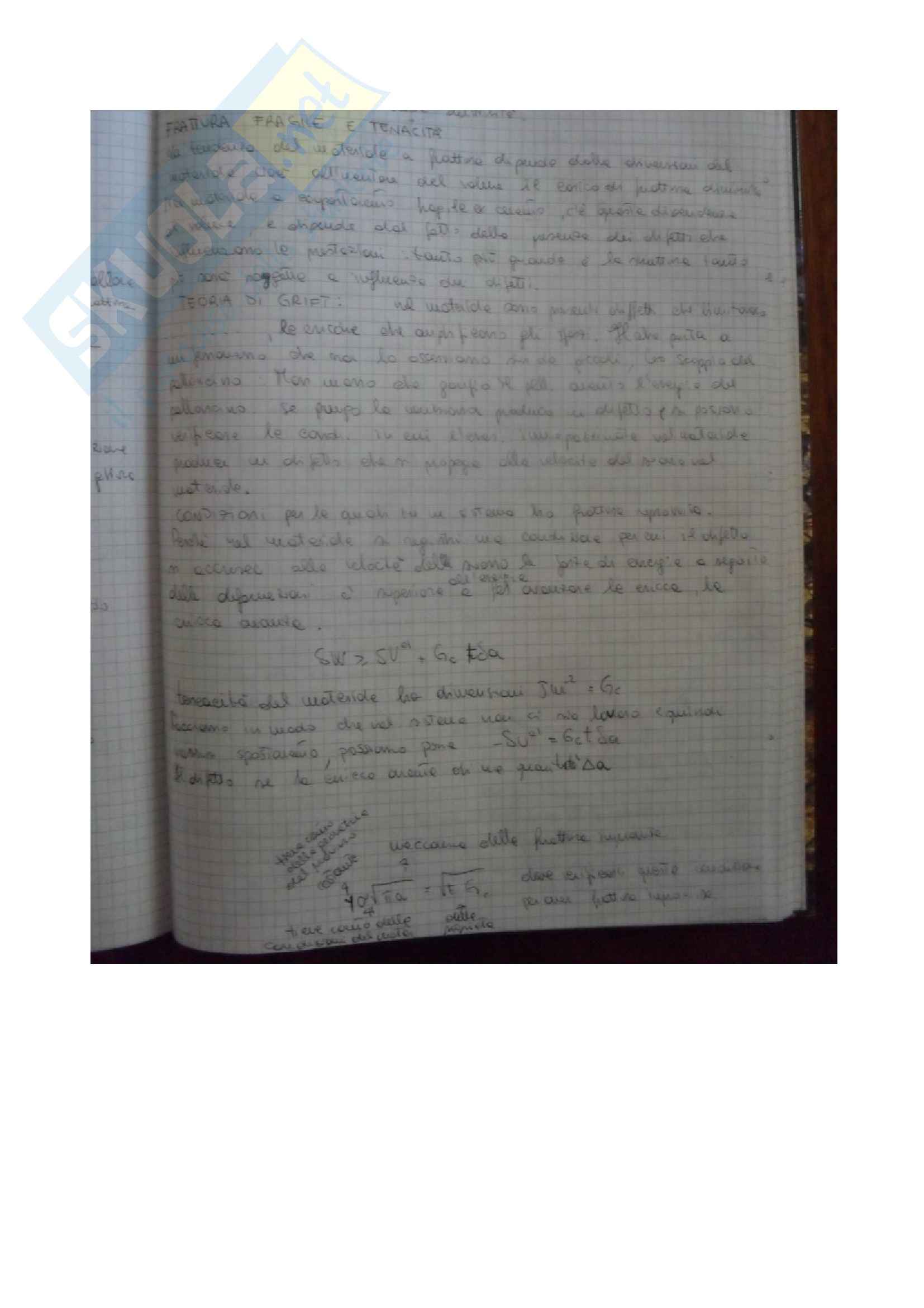 Tecnologia dei materiali - le fratture fragili Pag. 1