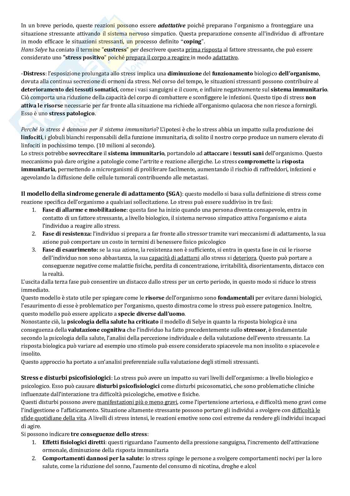 Psicololgia positiva e del benessere Pag. 11